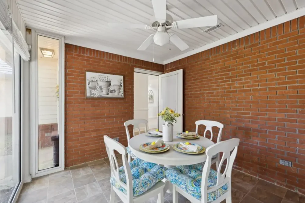 Model Two Bedroom Cottage Dining Room