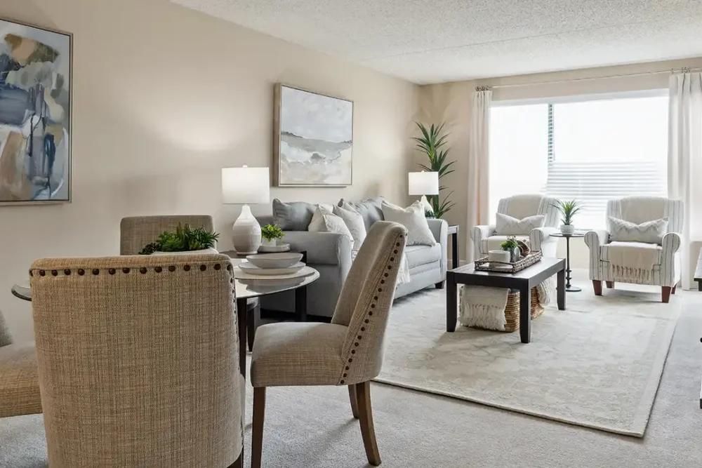 Model Apartment Living and Dining Room​