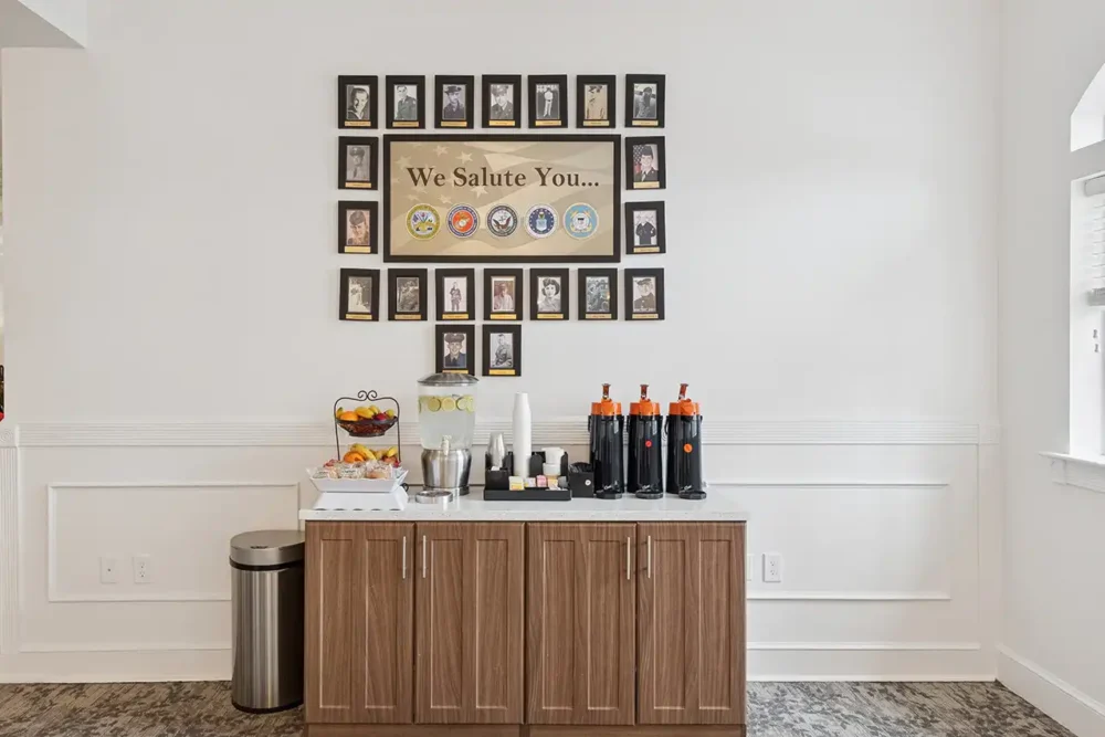 Veterans Wall and Hydration Station