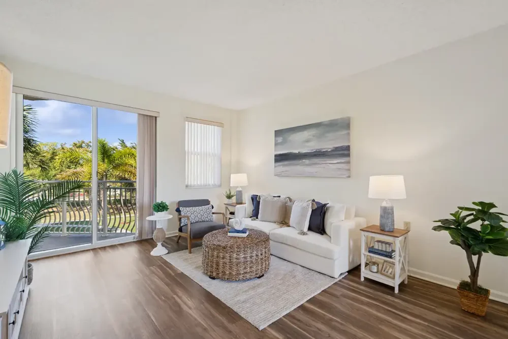 Model One Bedroom Apartment Living Room