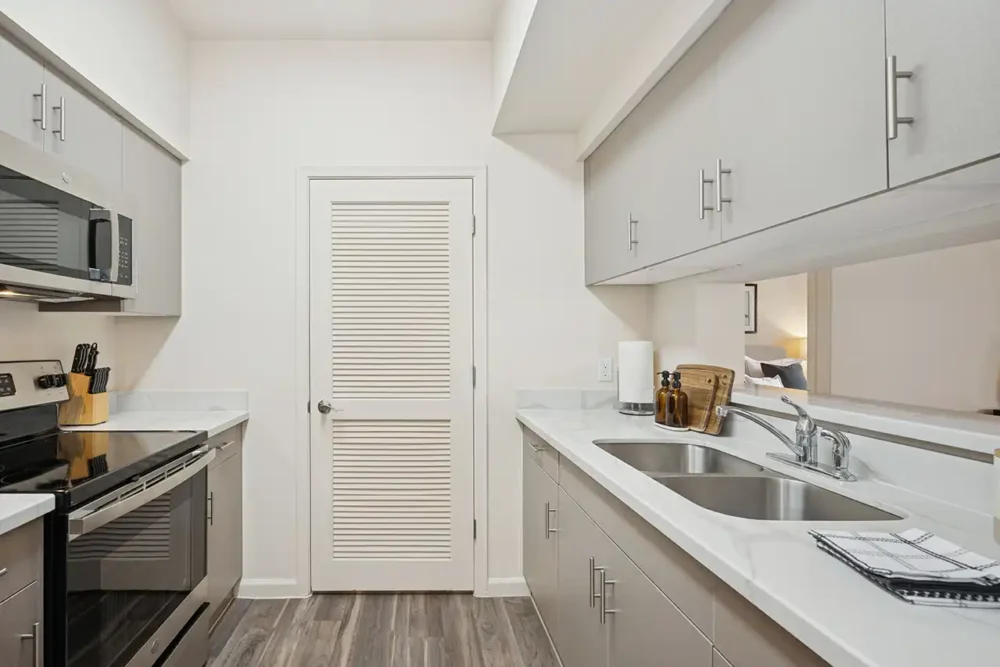 Model Two Bedroom Apartment Kitchen