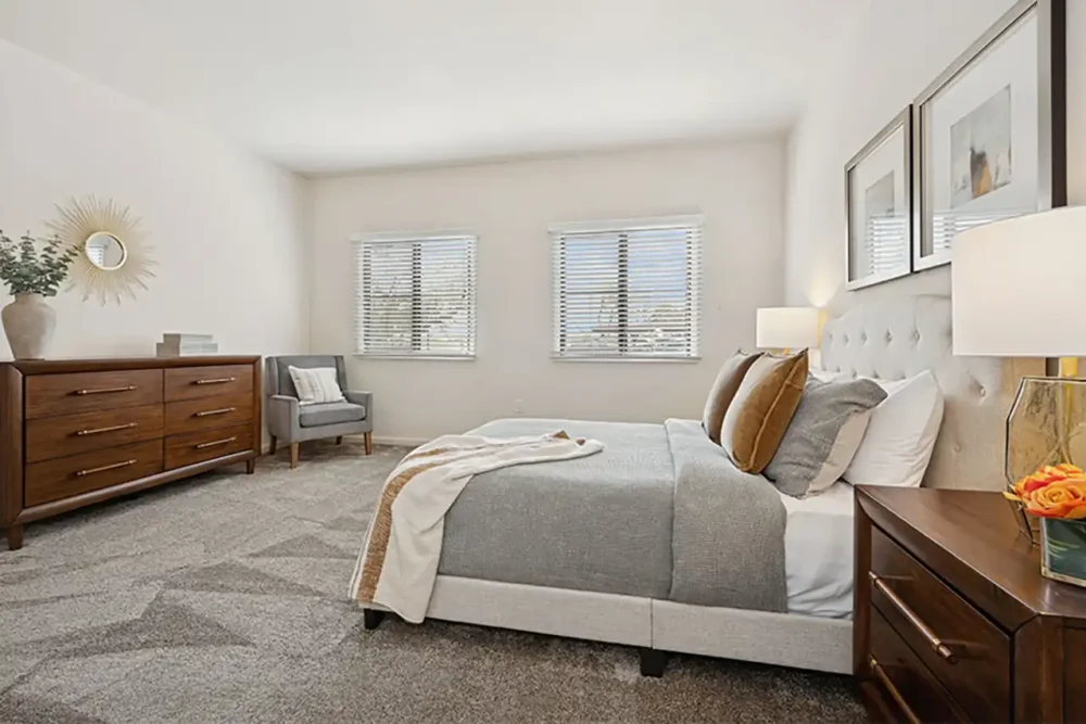 Model Two Bedroom Apartment Guest Bedroom