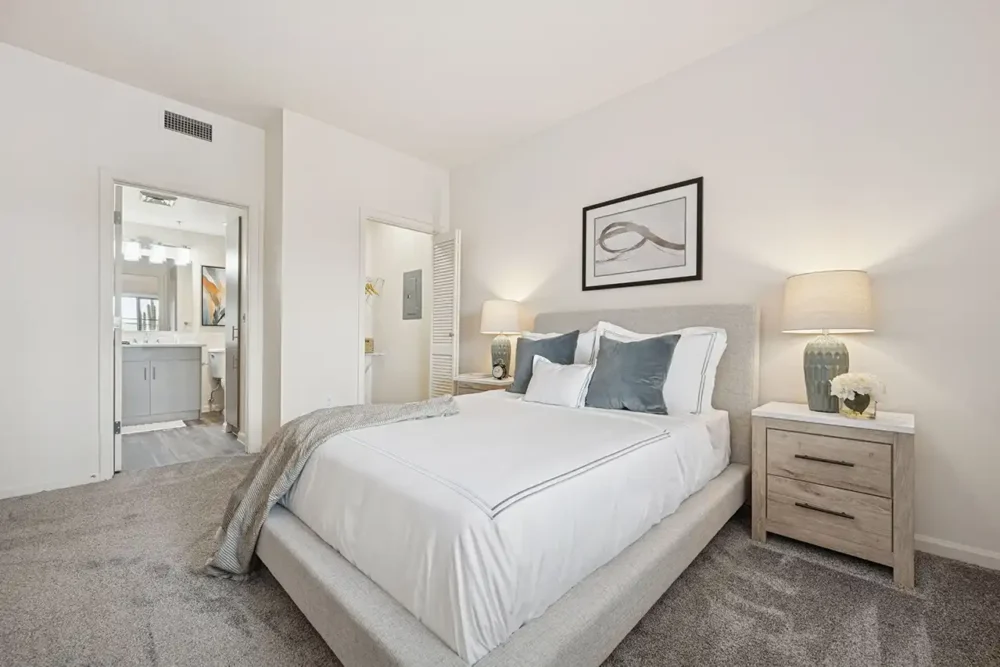 Model Two Bedroom Apartment Primary Bedroom