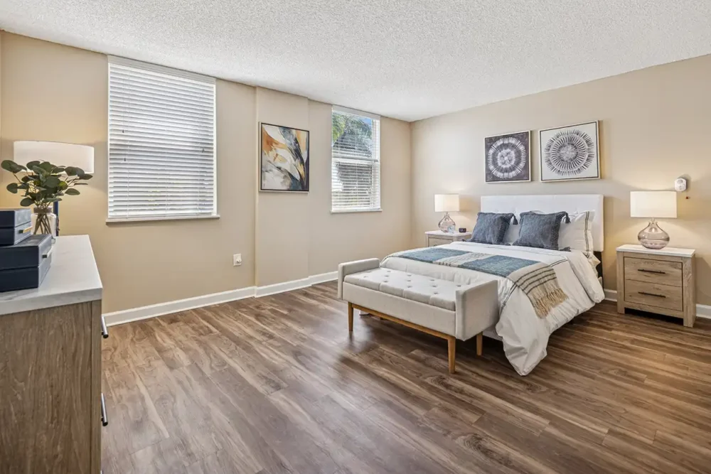 Model One Bedroom Apartment Bedroom – Assisted Living