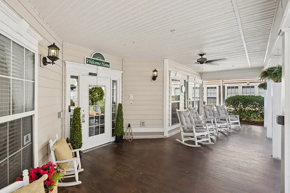 Front Porch Sitting Area