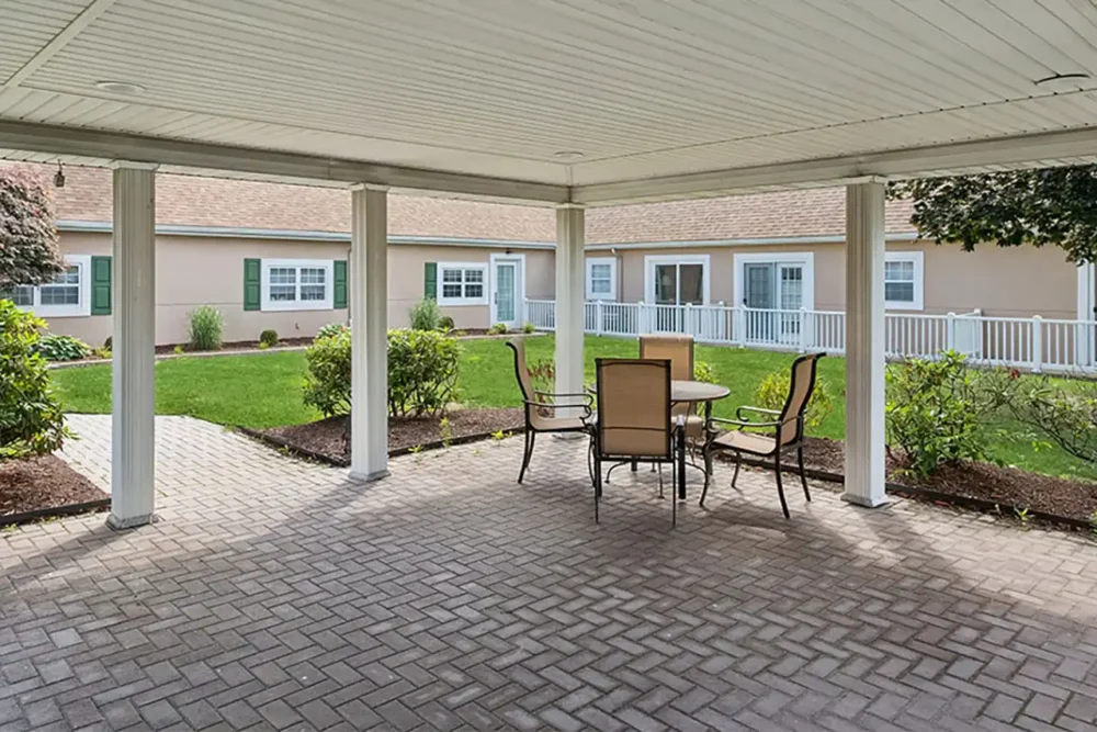 Covered Outdoor Sitting Area