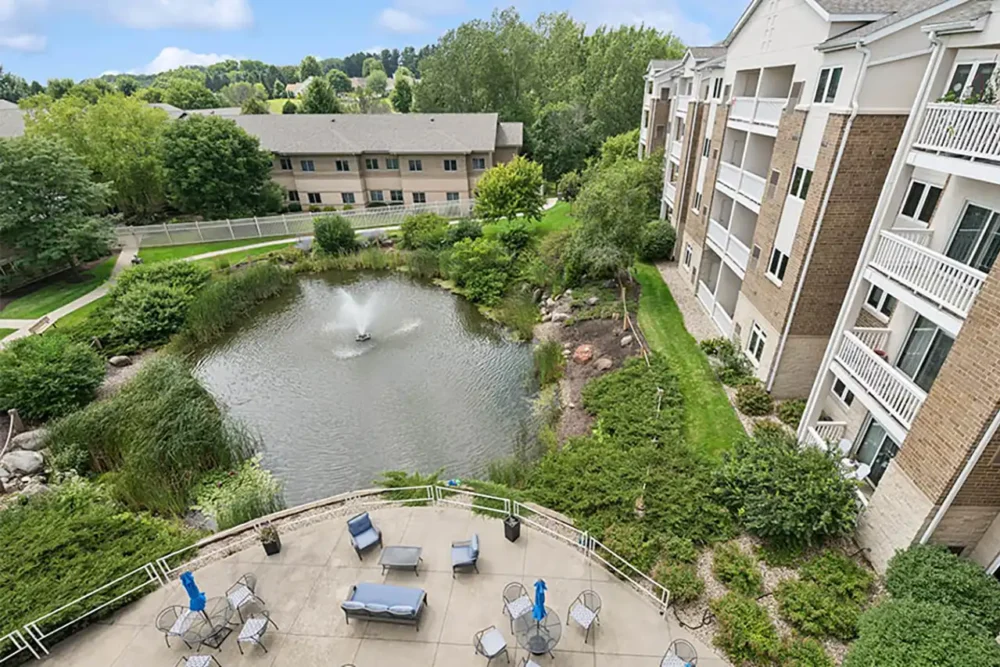 Aerial View of Outdoor Area
