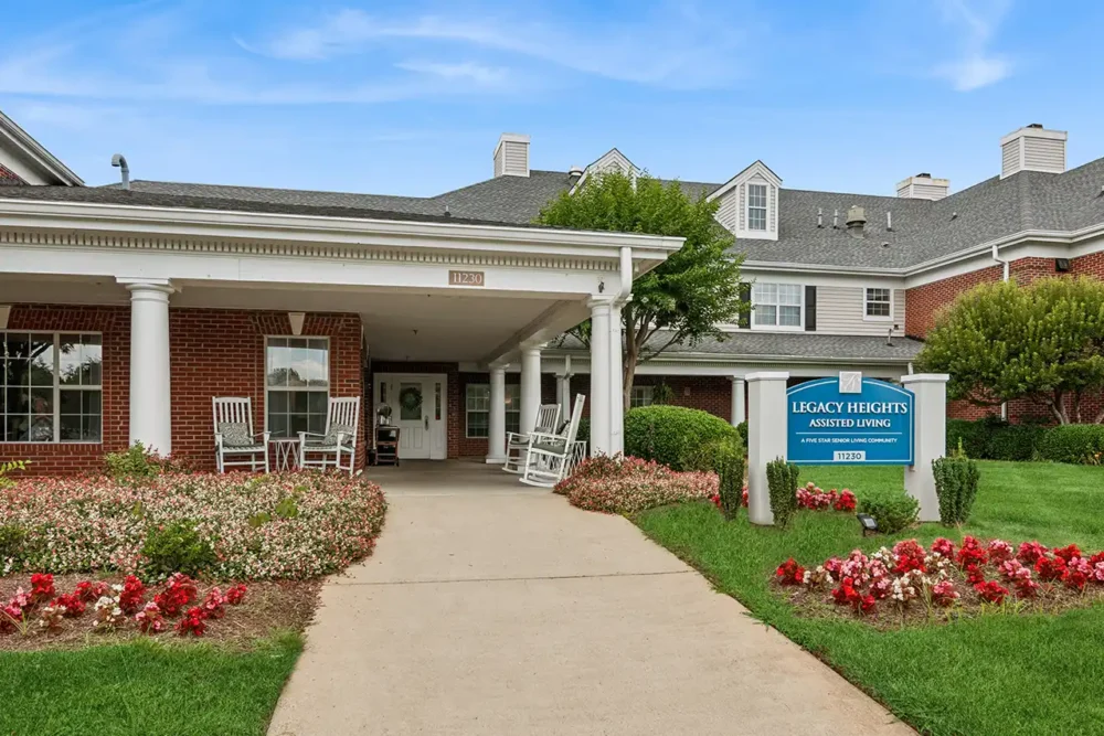 Legacy Heights Assisted Living Entrance
